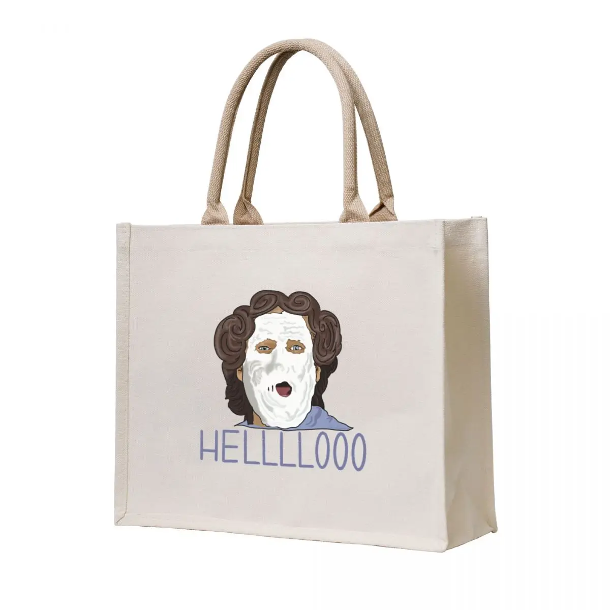 

Helloooooooooo Tote Bag cute pouch bag Canvas sac pour femme reusable shopping bags