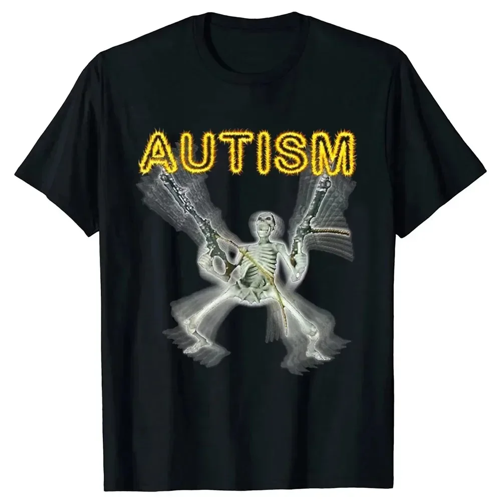 

Autism Meme T Shirt Funny Humor Introvert Gift Awareness Neurodivergent T-shirts Men Women Cotton Tshirt Summer Short Sleeve Tee