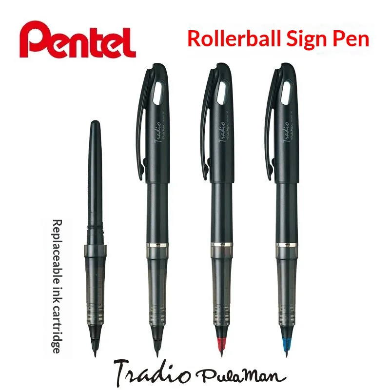 Pentel Tradio TRJ50 Executive Signature Pen,Variable Line 0.4-0.7mm For Business Signing,Sketching,Comic Art,Japanese Stationery