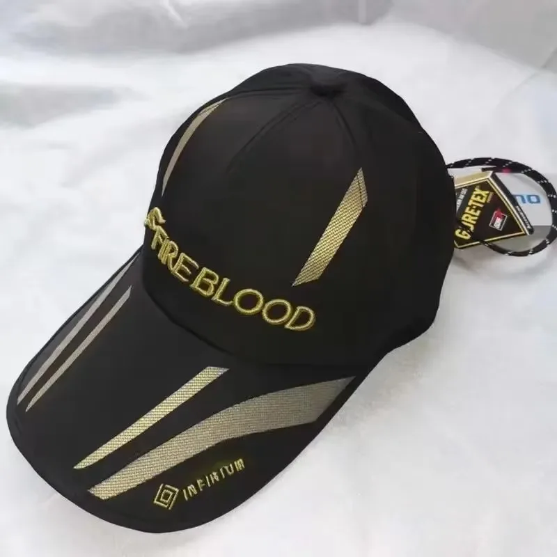 

New Women Men Fishing Cap Sun Protection Breathable FIRE BLOOD Baseball Cap Waterproof Sunbonnet Outdoor Sports Hat
