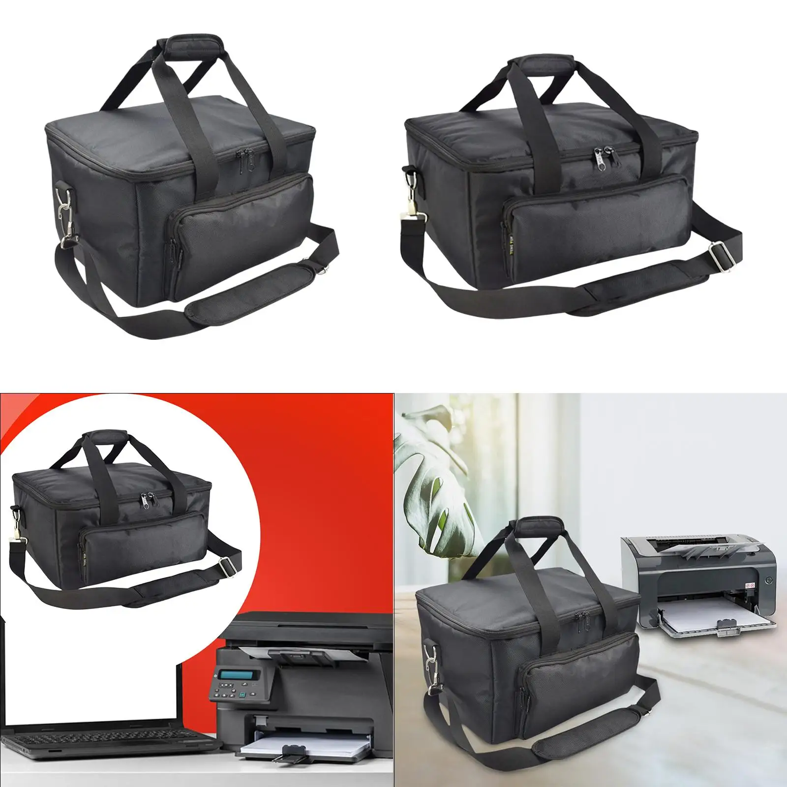 

Printer Dust Cover Accessories Practical with Detachable Shoulder Protective Case for Business Mobile Printer Travel Office