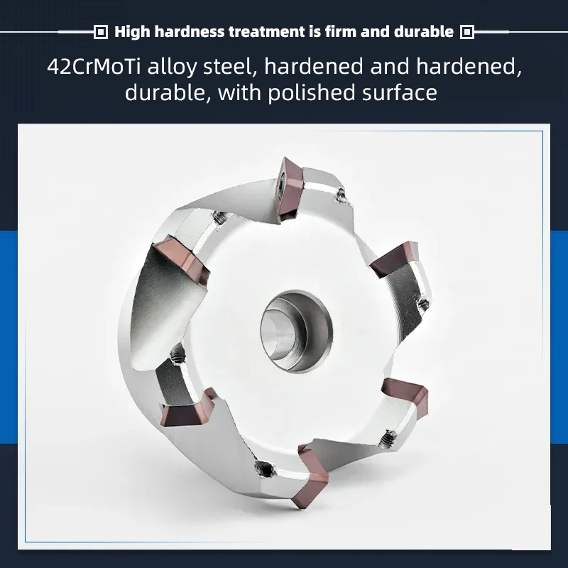 KaKarot KM Face Milling Cutter 50mm 63mm 80mm KM CNC Milling Tools For Inserts SEKT1204 Milling Machine Tool Holder For Multifix