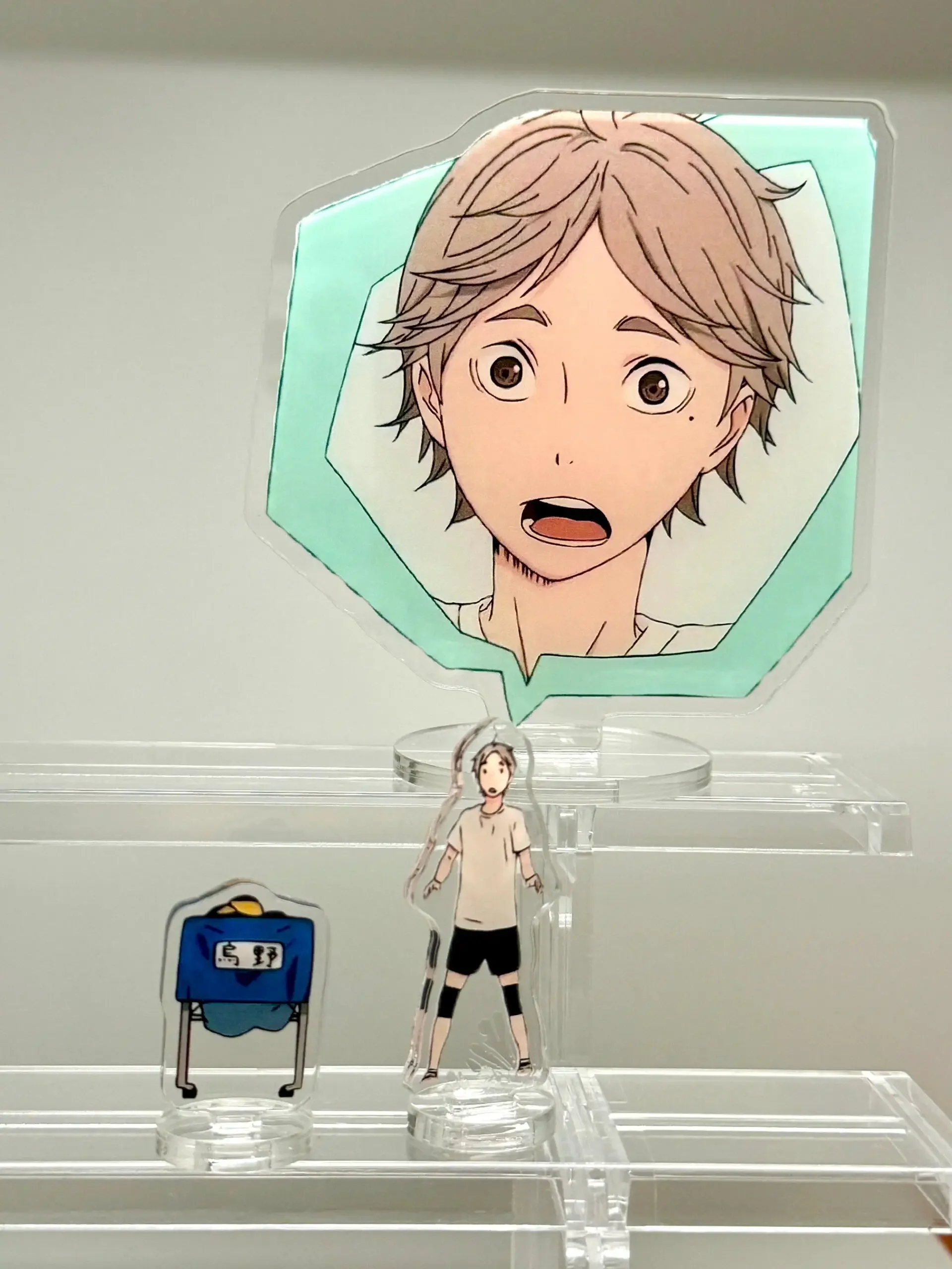 

Anime Haikyuu!! Sugawara Koushi Cosplay Creativity Table Decoration Acrylic Standing Sign Collector's Edition Xmas Birthday Gift