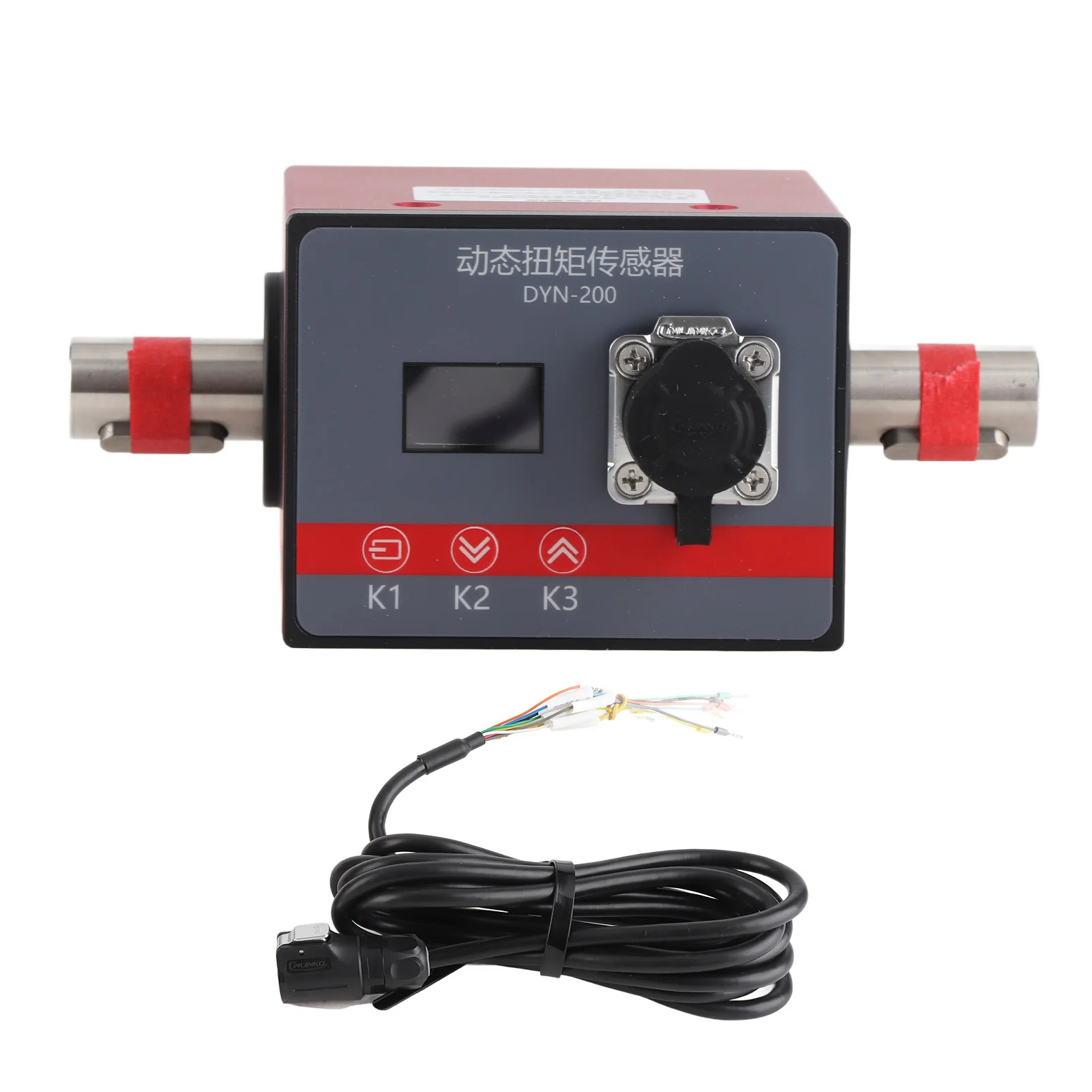 DYN‑200 100N.M Dynamic Torsion Sensor Motor Speed Power Tester Measurement Detector Dynamic Torsion Sensor Motor Speed Sensor