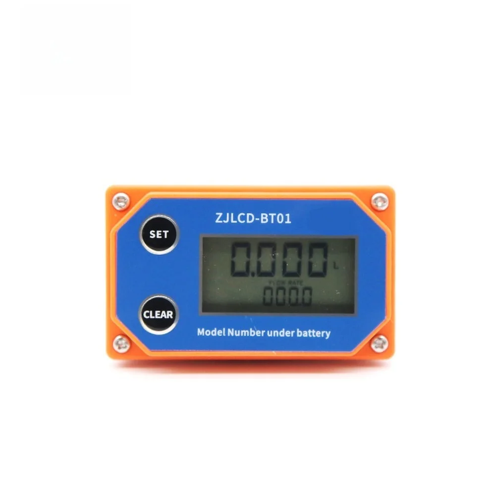 Turbine Flow Meter Digital Flow Meter For High-volume Liquid Monitoring Reliable Flow Rate Monitoring Stainless Steel Flow Meter