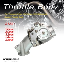 28mm 30mm 32mm 34mm 36mm For Yamaha N Max 150 Nmax 150 Motorcycle Racing Throttle Body