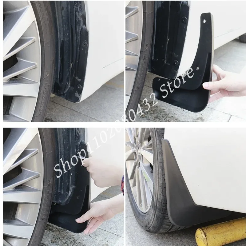 BYD Sealion 07/7 2024-25 4pc Black Mud Flaps - Image 6