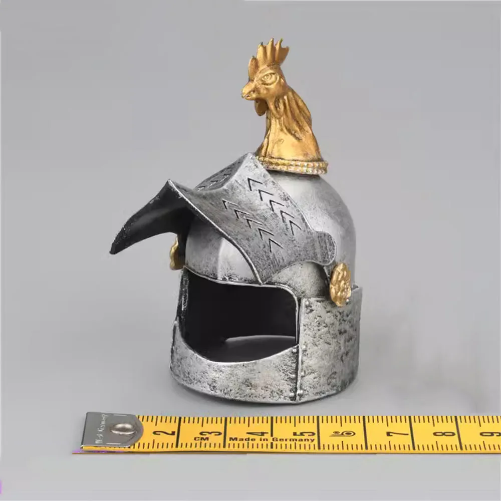 1/6 FIRE PHOENIX FP008 vecchio Vintage europeo guerriero cavaliere gallo casco materiale in lega per 12 "Action Figure scena componente fai da te