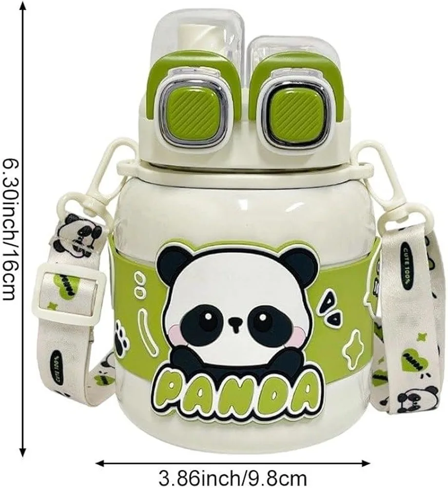 Healthy Panda Water Bottle With Inner Silicone Sealing Gasket Every Adventure Girls