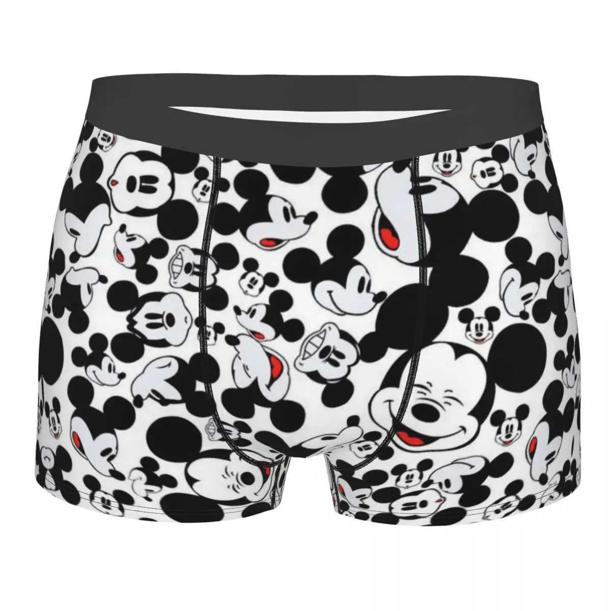 Male Fashion Mickey Mouse Minnie Underwear Boxer Briefs Stretch Shorts Panties Underpants