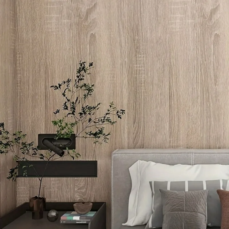 Reusable Peel and stick wallpaper self adhesive Waterproof Scratch resistant Wall sticker for Bookshelf lining Furniture makeove