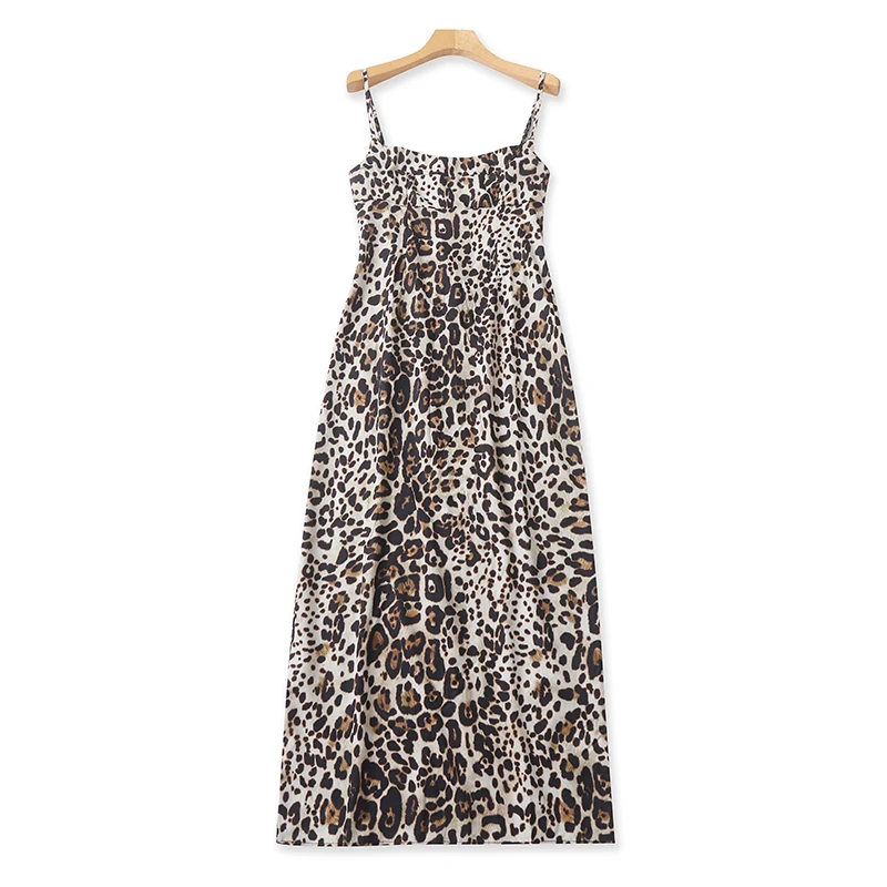 Sexy Strapless Backless Dress Summer New Split Slimming Women's Overhead Fashion Long Skirt Thin Model Straight Tube Topless