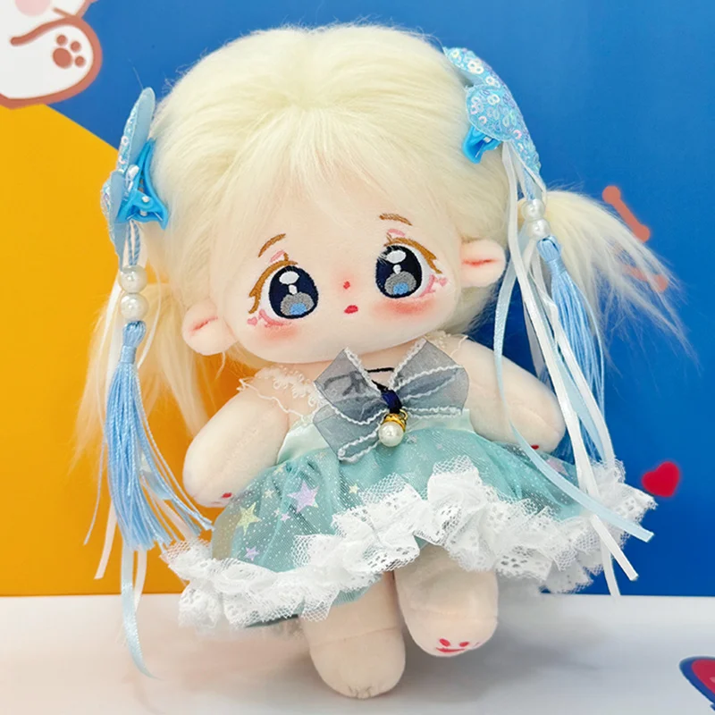 20cm Kawaii Idol ตุ๊กตาอะนิเมะตุ๊กตา Star ตุ๊กตาตุ๊กตาการปรับแต่งรูปของเล่นน่ารักชุดตุ๊กตาสามารถเปลี่ยนเสื้อผ้าของขวัญ