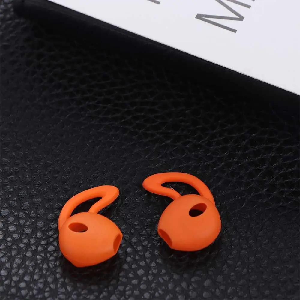 1 Pair Silicone Earphone Holder Anti Drop Prevent Falling Off Silicone Earbud Covers Non-Slip Anti Falling Protector Earphone