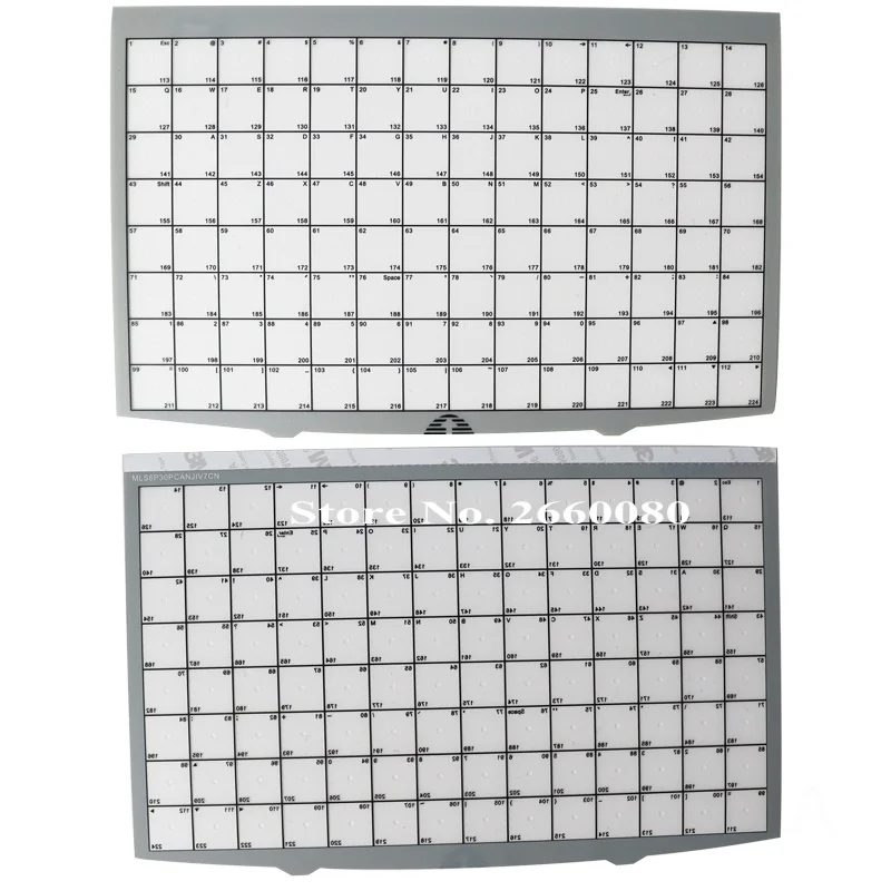 New LS6 Keyboard Film for Aclas LS6X LS6RX LS6NX Retail Electronic Barcode Label Printing Scales, 112 Buttons