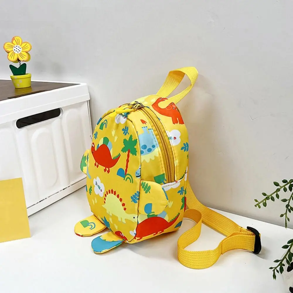 Mochila de dinosaurio Y2K para bebé, bonita mochila ajustable para guardería, mochilas escolares de nailon de dibujos animados para niños, guardería