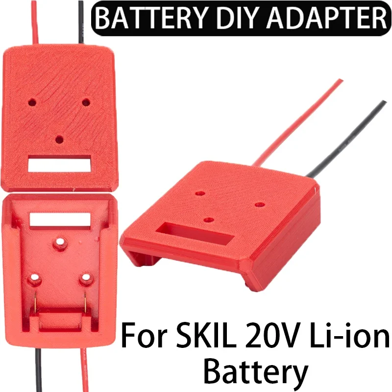 

DIY Adapter for SKIL 20V Li-Ion Battery Adapter Performancer Connector 14AWG DIY Adapter for Foy Machines, Cars