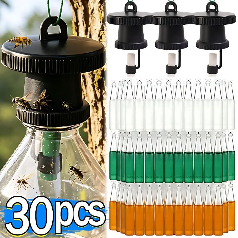 Liquid Fruit Fly Trap Killer Long-Last Deterring Bait Anti Fly Trap Orchard Insect Drosophila Trap Pest Attracting Wasp Catcher