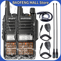 2PCS Walkie Talkies Waterproof Baofeng UV-9R PLUS 10W Portable CB Ham Radio Transceiver VHF UHF  2 Way Radio uv9r plus Hunt 10KM