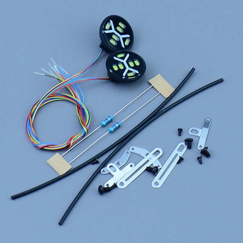 LED Simulatie Daklichten Roterende Lamp voor 1/14 Tamiya RC Truck SCANIA 770S R620 Volvo FH16 Benz Actros MAN TGX TGS Auto