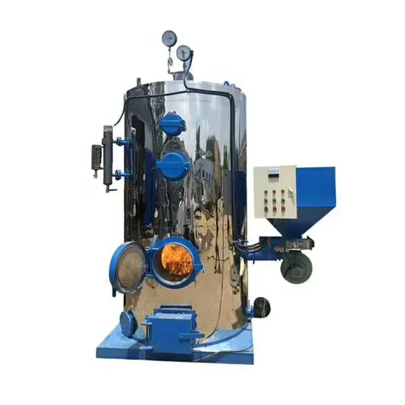 Wood Chips Fired Steam Boiler 300kg 500kg Capacity Biomass Boiler for Animal Feed Pellet Production Automatic Feeding System