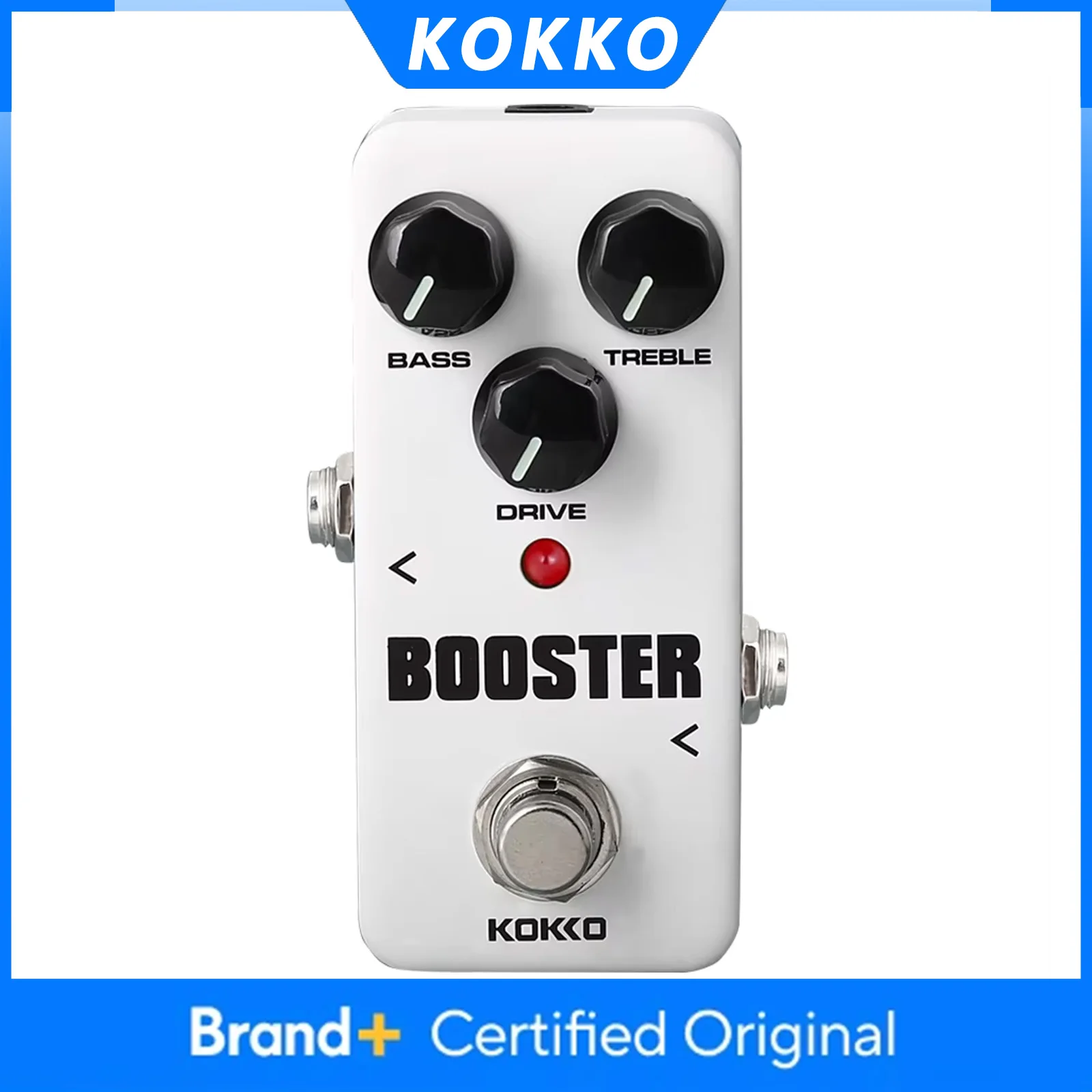 

Электрогитарная педаль эффектов KOKKO FBS2 с двухполосным эквалайзером и бустером, True Bypass, миниатюрная, одиночная, аксессуар для гитары
