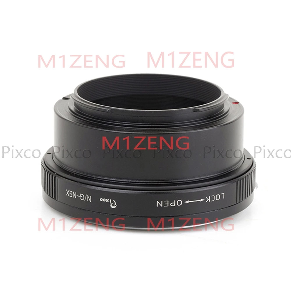 N/G-NEX adapter ring for nikon G/F/AI/S/D lens to sony e mount A7 A7r a9 a9ii a7r3 a7r4 A7s a7m5 A1 A6700 ZV-E10 ZV-E1 camera