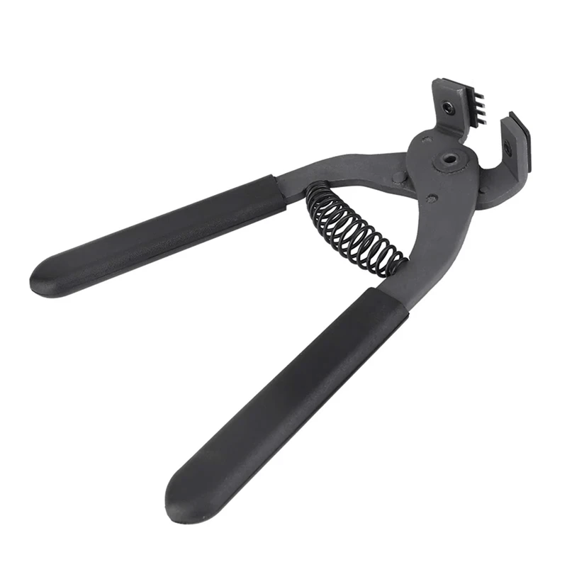 17Cm Handheld Carbon Steel Silent Pliers Leather Craft Hole Punch Tool 4Mm(4 Teeth)