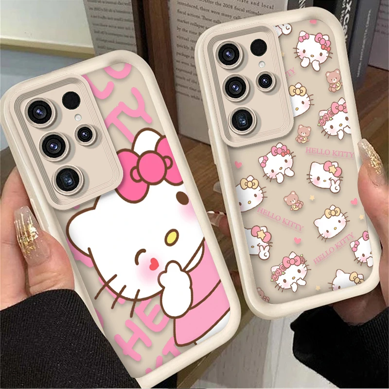 حافظة لهاتف سامسونج جالاكسي S24 S25 S23 Ultra S22 S21 Plus FE A36 A56 A26 A16 A06 A15 A25 A35 A55 5G غطاء ناعم