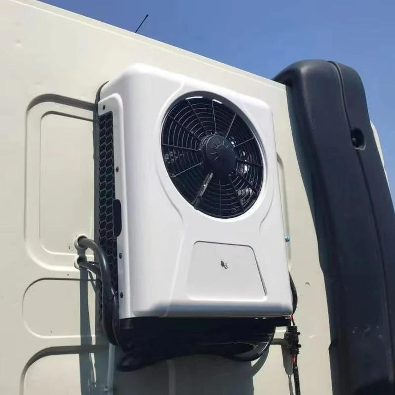 

Parking Cooler Battery Power 12V Electric Air Conditioner 24V Truck Air Conditioner for Excavator Tractor