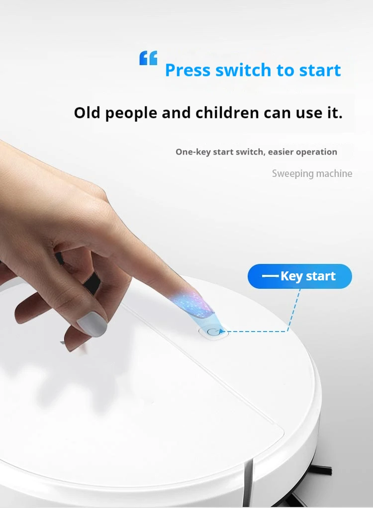 Интеллектуальный подметальный робот, подметальный спрей, всасывание и перетаскивание, встроенный интеллектуальный робот-пылесос с функцией мытья полов