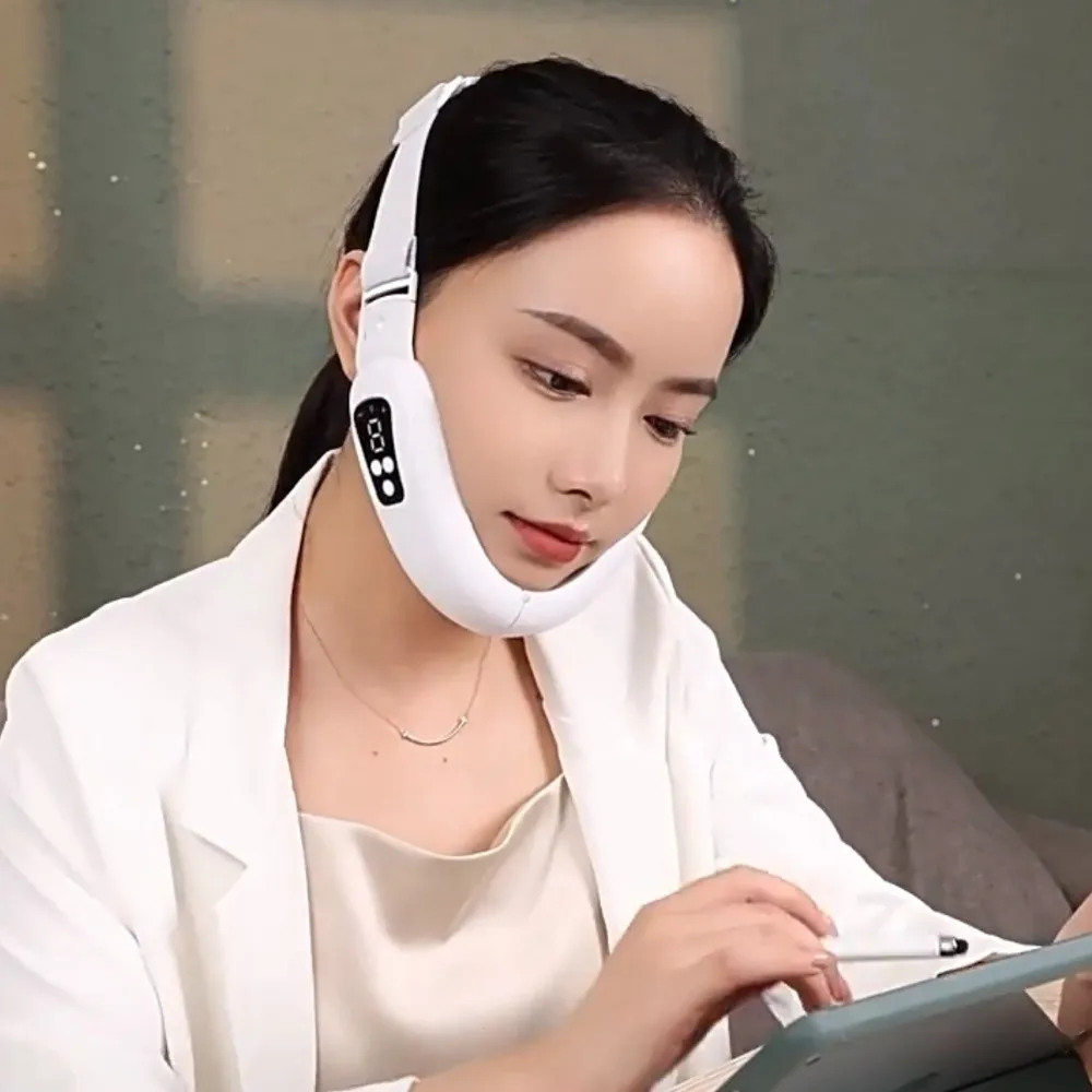 Electric V Face Lifting Machine Vibration Massager Micro-current Facial Lifting Device Beauty Device Tightening
