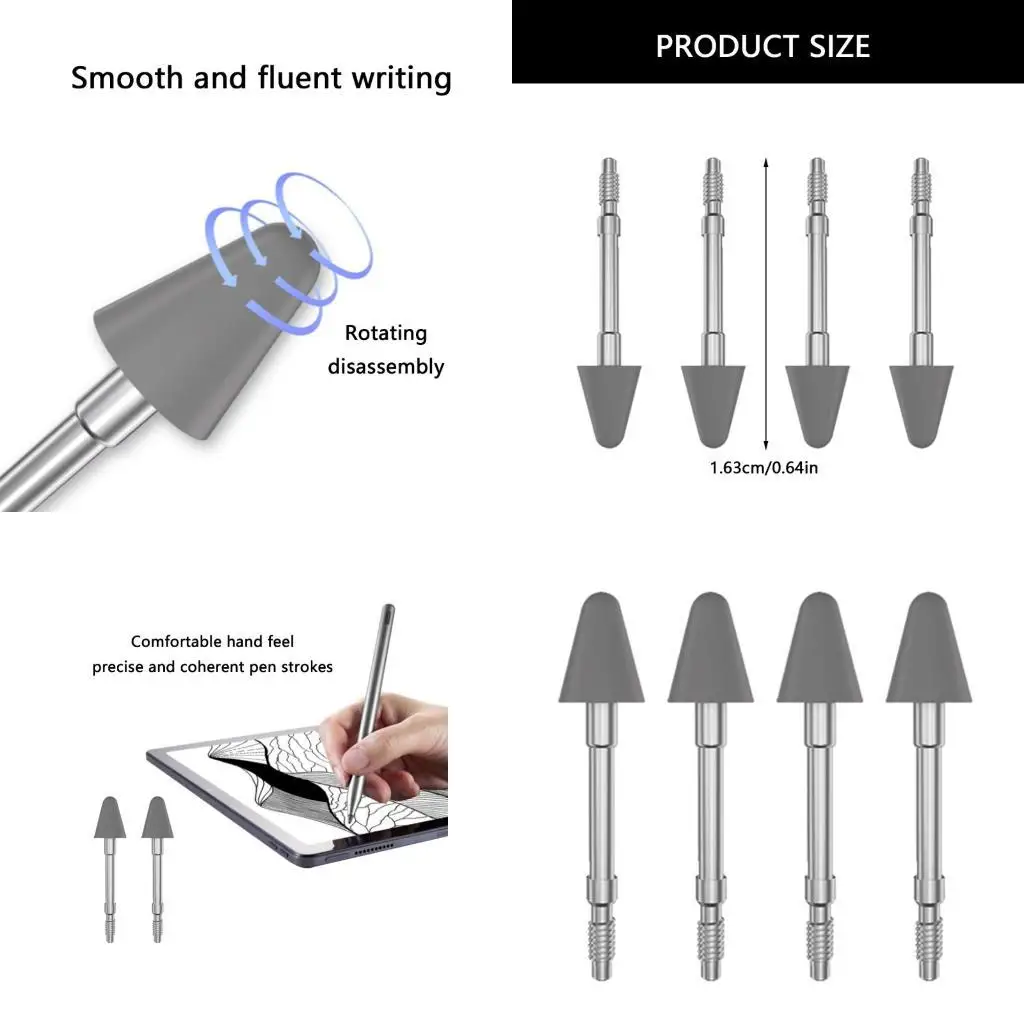 

Y1UB Metal Styluses Nibs Pack for Pen 3 Professional Drawing Pen Devices