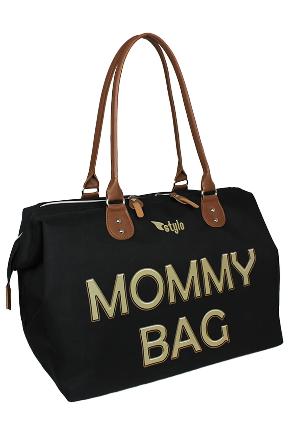 DOLBOVI Mommy Bag mother baby care Bag-black caramel print Hospital Bag