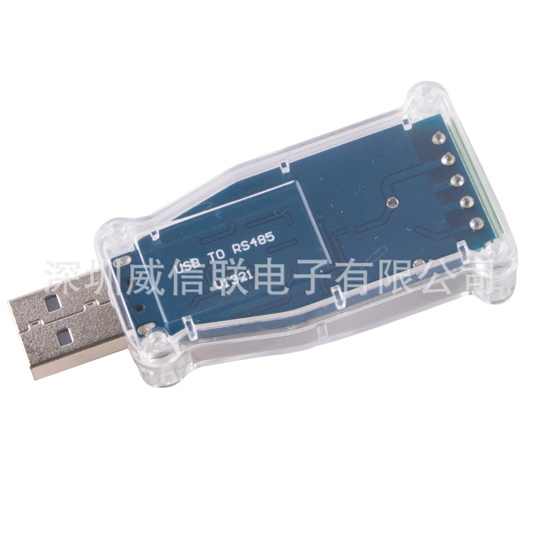 USB إلى RS485 وحدة المنفذ التسلسلي محطة البيانات + البيانات-رقاقة VCC GND GND CH340