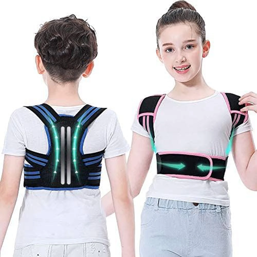 

Posture Corrector for Kids,Upper Back Posture Brace for Teenagers Boys & Girls Under Clothes Spinal Support to Improves Slouch