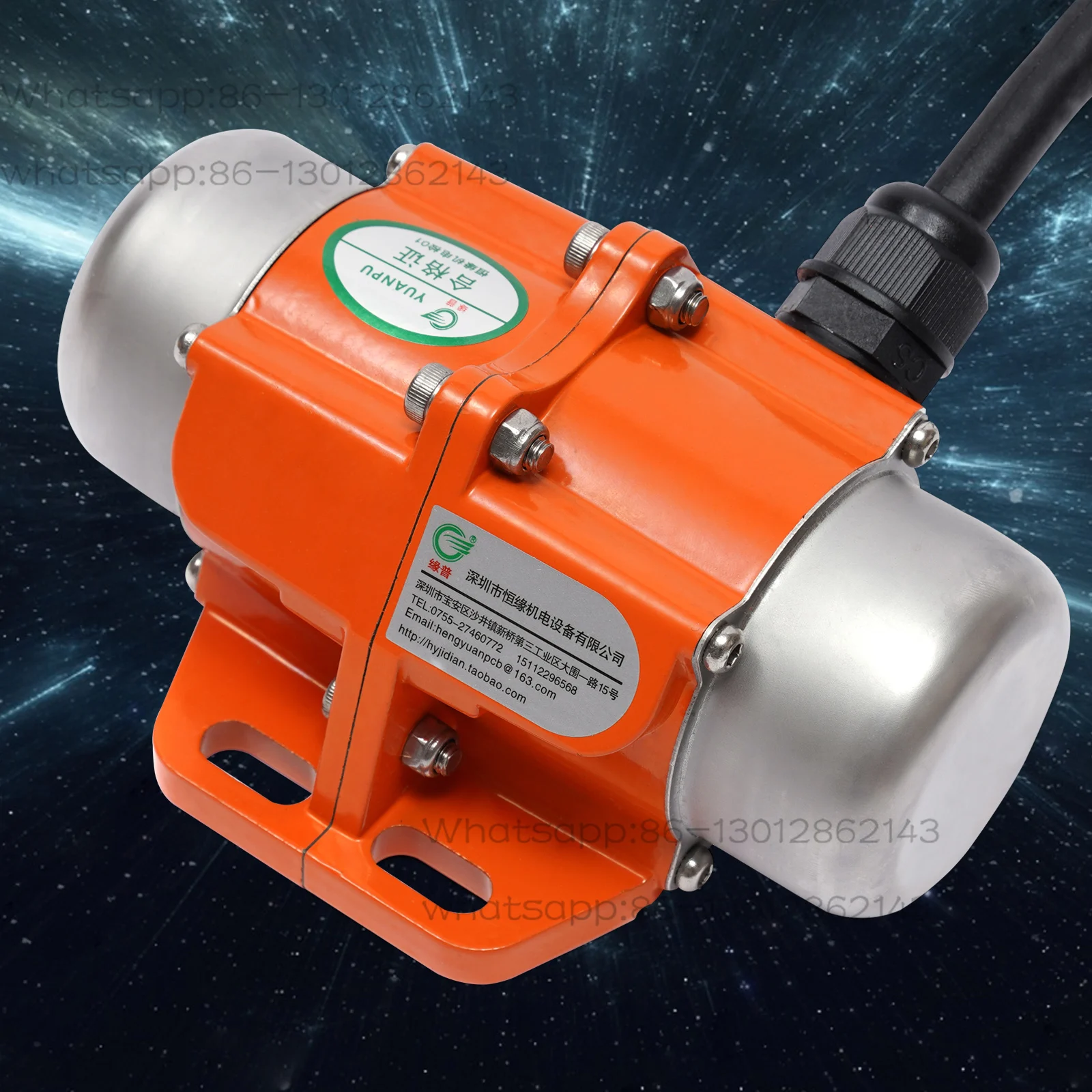 Moteur vibrant AC 30W Unwuchtmotor moteur vibrateur asynchrone 220V monophasé 3000 tr/min monophasé en aluminium