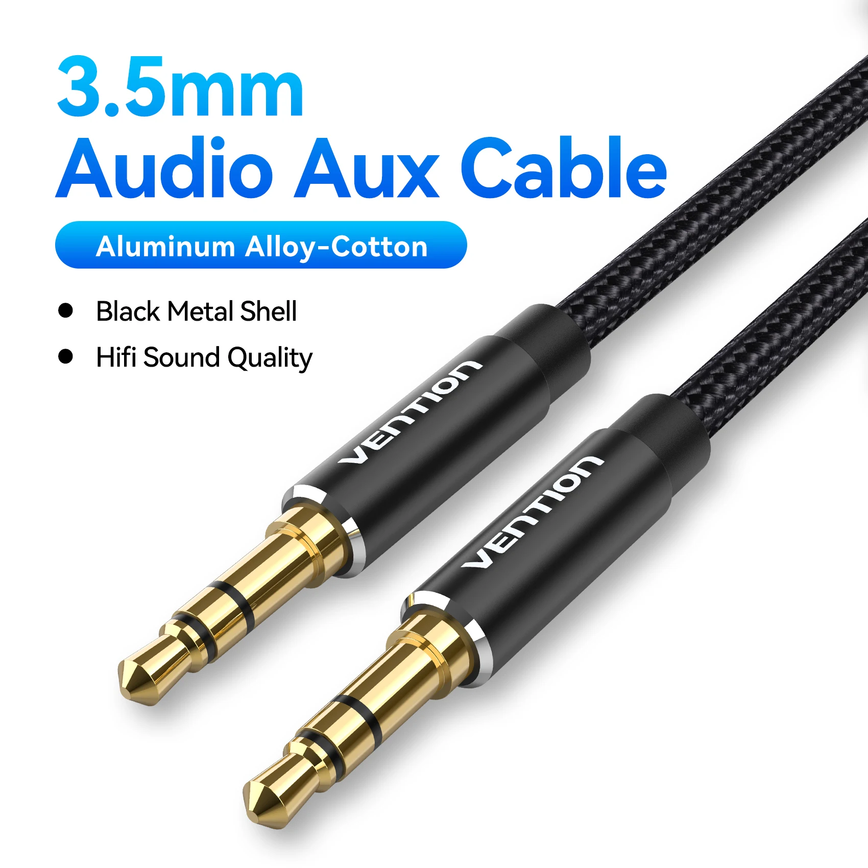 Ventie 3.5mm Jack Audio Kabel Man op Man 3.5mm Audio Aux Kabel Jack voor Telefoon Auto hoofdtelefoon Luidsprekerkabel Draad Lijn Aux Koord