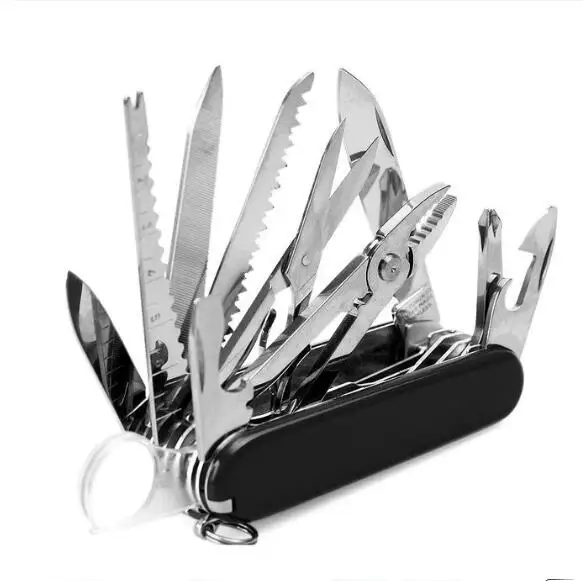 17-in-1 multitool zakmes, draagbaar roestvrij staal, opvouwbare campingtang, multifunctionele zakmessen voor buiten