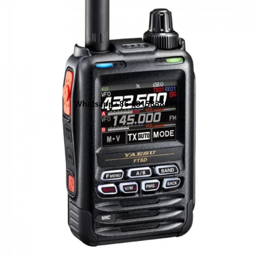Yaesu FT-5DR HAM двусторонняя рация C4FM/FDMA 144 430 МГц цифровой аналоговый FT5DR радиоэкран сенсорный GPS запись APRS