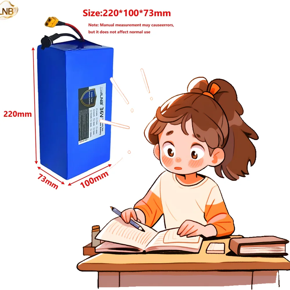 

36V 10S4P 20Ah battery 21700 Li-ion Battery Pack 1000W high-power with BMS customizable with various connector plugs