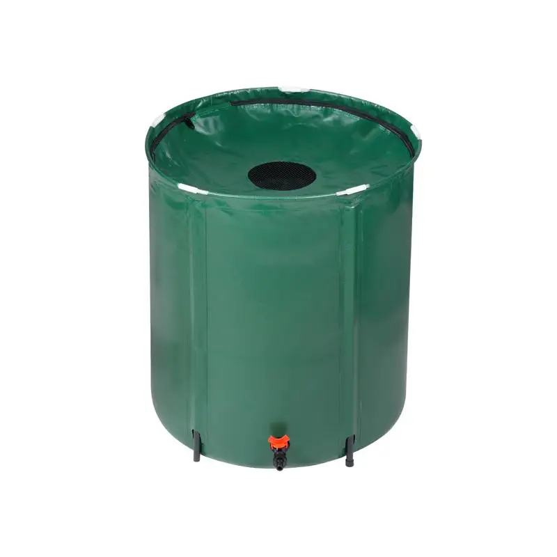 

50G Folding Rain Barrel Water Collector Green Eco-Friendly Water Storage Solution