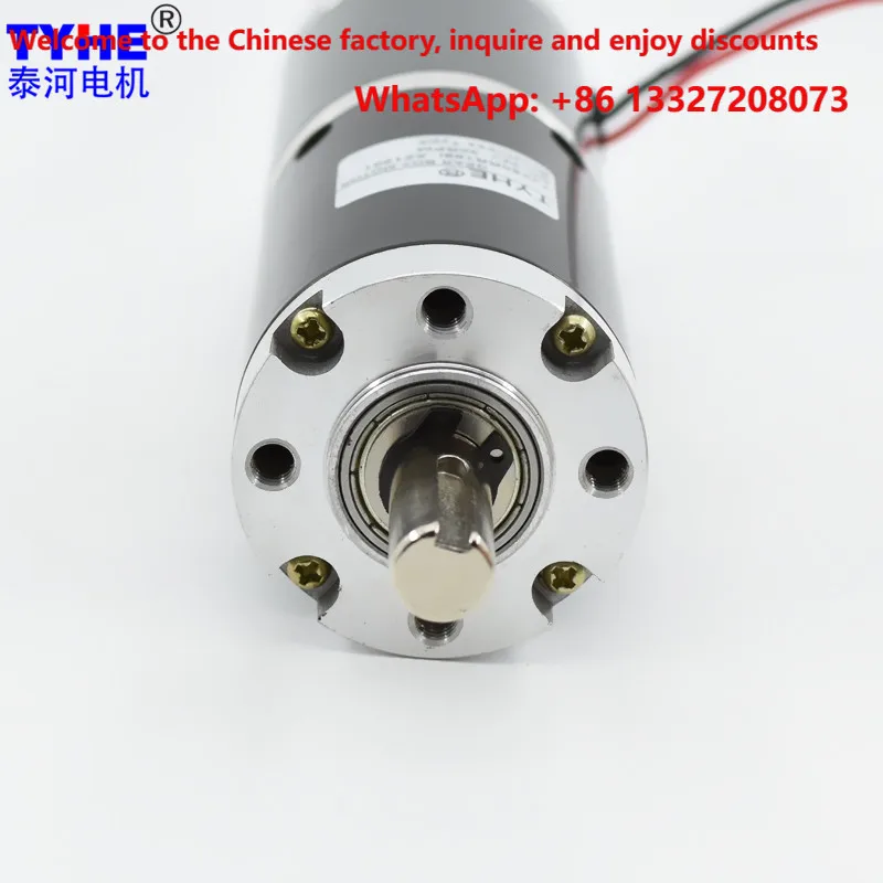 Manufacturer wholesale 12v brushed DC reduction motor 50mm planetary reduction 24V motor micro motor encoder