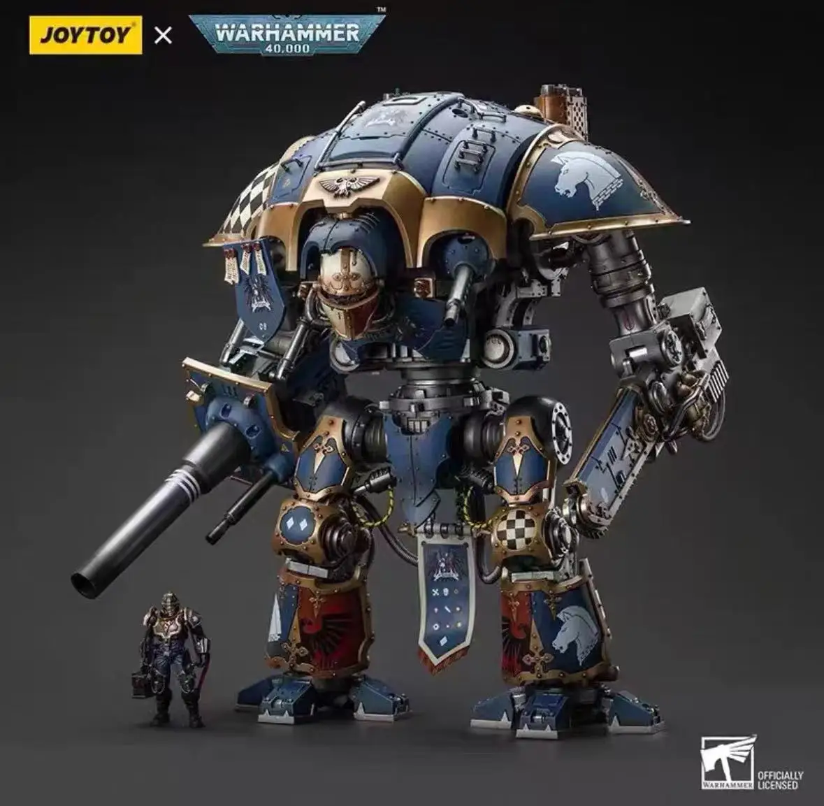 

JOYTOY Warhammer 40k 1/18 Action Figure Mech Imperial Knights House Terryn Knight Paladin Collectible Model Figurine Toys Gifts