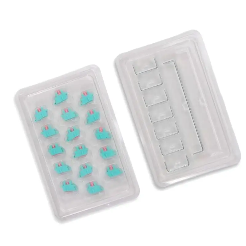 R53C 2Ux7+6.25Ux1 Universal Keyboards Stabilizers Toolless Installation POM Material Noise Dampening Structure