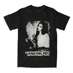 Lana Del Rey T Shirt Merch for Men Women 100% Cotton Leisure Round Collar Novelty Tee Shirt Short Sleeve Clothes Gift Idea 02922