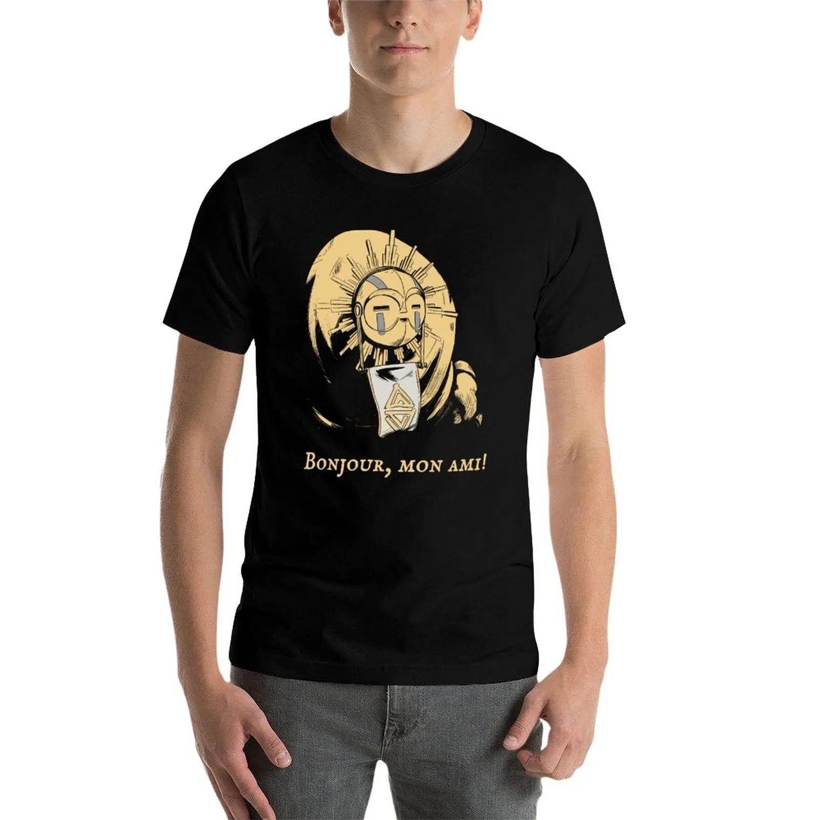 

Clair Obscur Expedition 33 Esquie Gamer Vintage 90s Fan Art T-Shirt man t shirt cotton t shirt man luxury T-Shirt