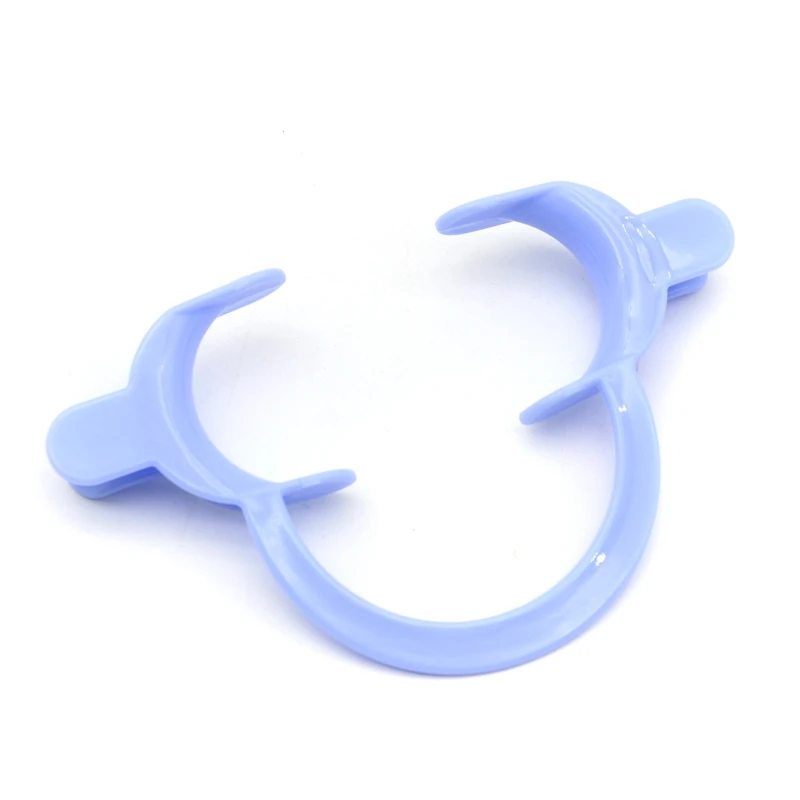 Tandheelkundige Orthodontische Tanden Bleken Lip Wang Retractor C Type Siliconen Mond Rekwisieten Blauwe Opener Tandheelkundige Materialen