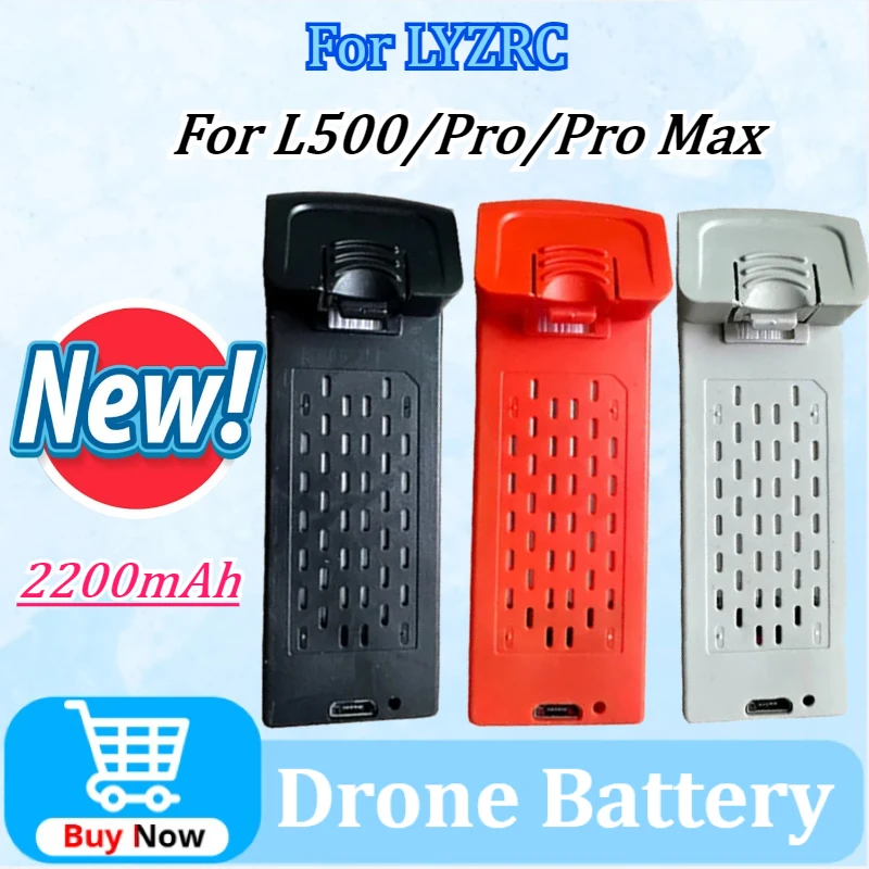 

Newly upgraded 7.4V 2200mAh Replacement Drone Battery For LYZRC L500/ L500 Pro/ L500 ProMax 4K Drone Battery Accessories Parts