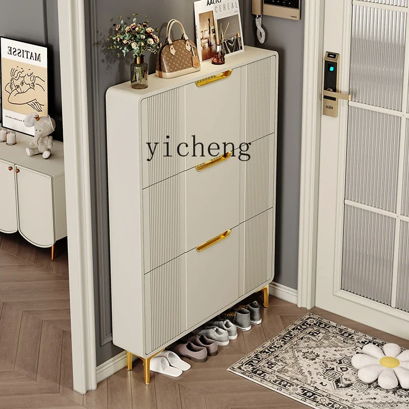 

GZ integrated shoe rack at the entrance of the home ultra-thin tipping bucket shoe cabinet